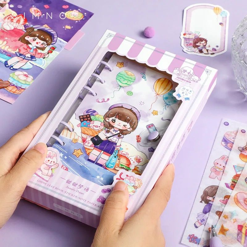 

binder a6 gift set agenda buku lucu kado hampers anak