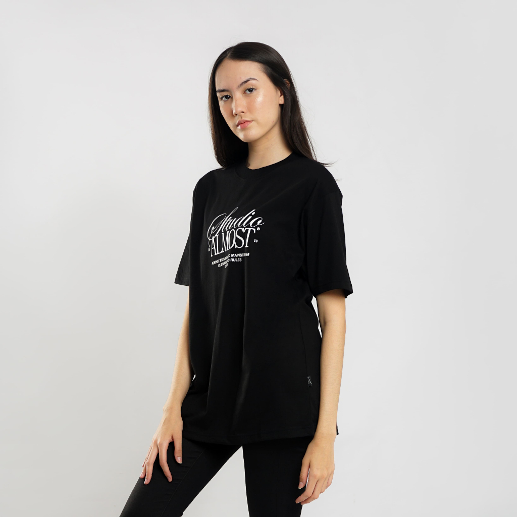 Almost Studio - T-Shirt - Against - Black