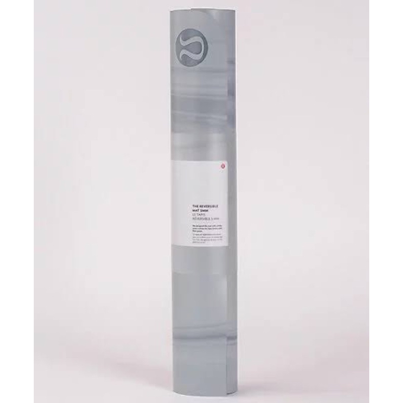 lululemon yoga mat riversible 5mm gray abu matras yoga original preloved
