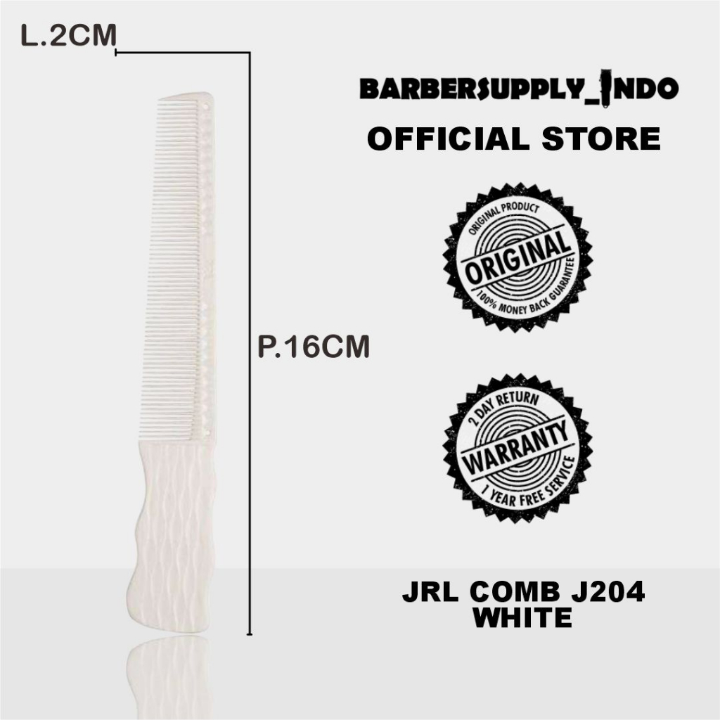 JRL BARBERING COMB SISIR POTONG RAMBUT SISIR PARTING J204