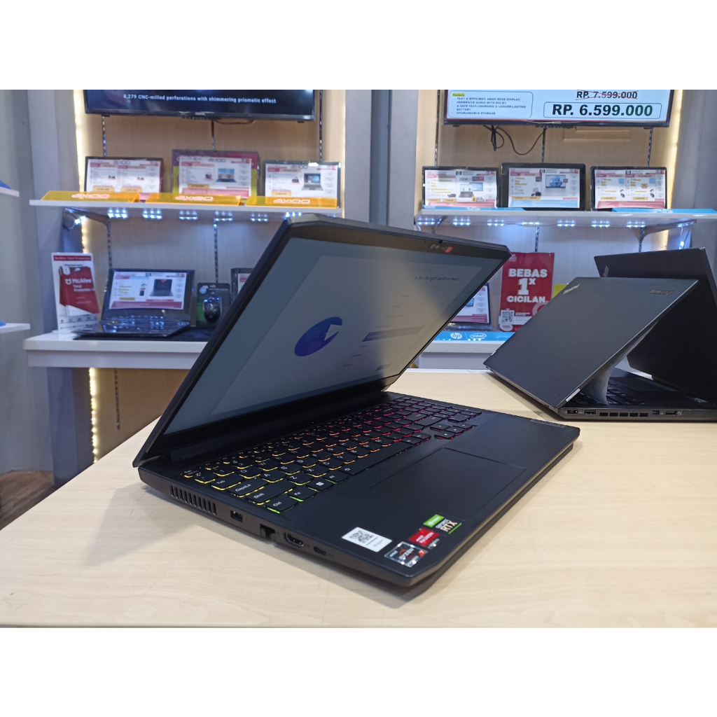 LAPTOP LENOVO IDEAPAD GAMING 3 15 AMD RYZEN 7 - 5800H 16GB 512GB RTX3050 - 4GB 15.6&quot; FHD IPS 165HZ SRGB 4ZRGB WINDOWS 11 HOME FREE OFFICE HOME STUDENTT