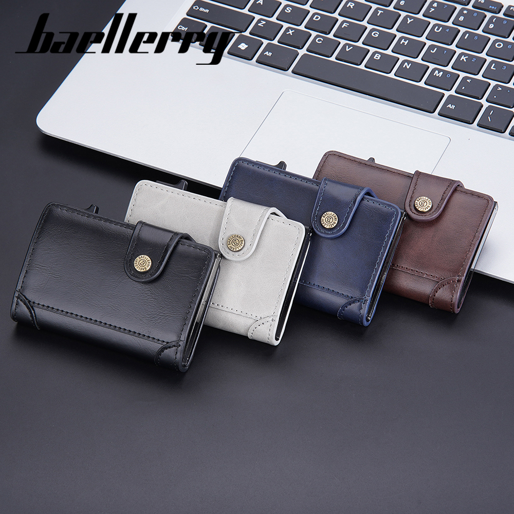 BAELLERRY K9211 Dompet Kartu Pria Bahan Kulit PU Leather Premium WATCHKITE WKOS