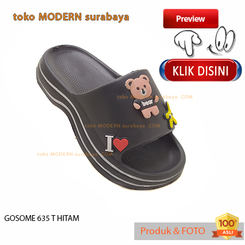 Sandal anak casual sandal slide karet GOSOME 635 T