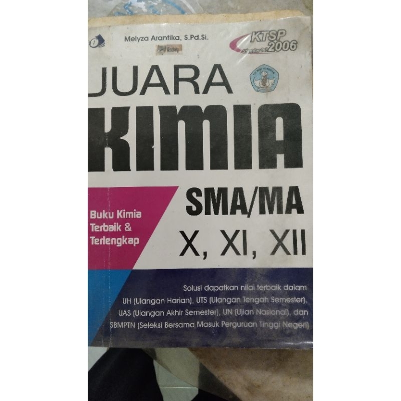 

juara kimia SMA kelas X XI XII