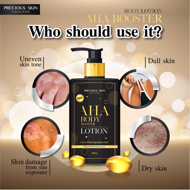 Precious Skin Thailand AHA Body Booster Whitening Lotion