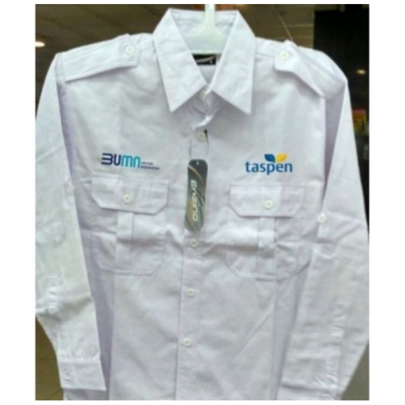 KEMEJA KERJA BUMN TASPEN BAJU SERAGAM KERJA BUMN TASPEN