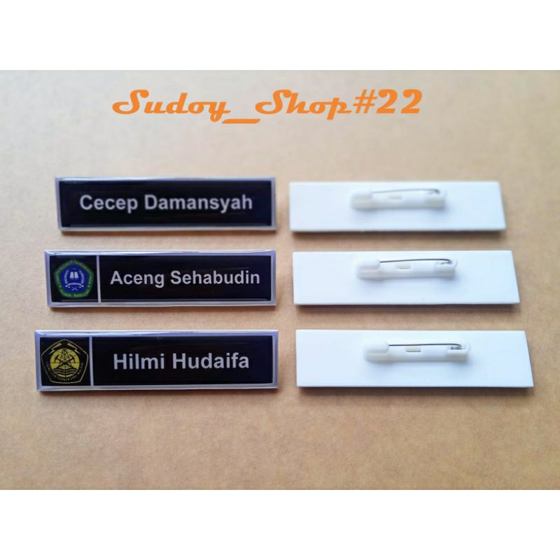 

name tag resin penitik