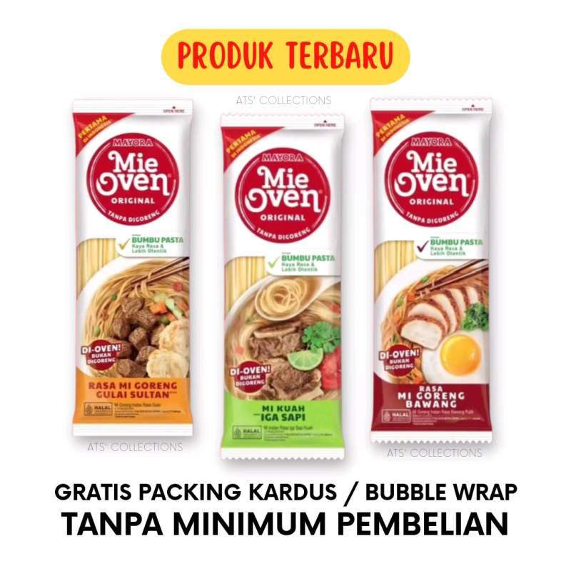 MIE OVEN Mayora 78gr  Kuah Iga Sapi Mie Sehat