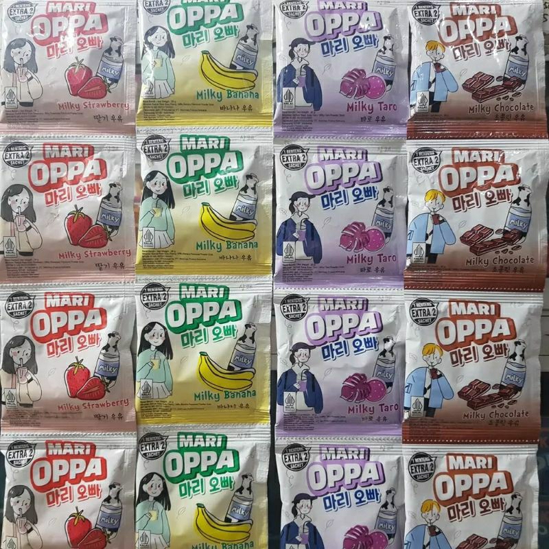 

MARI OPPA MINUMAN SUSU KOREA 10+2