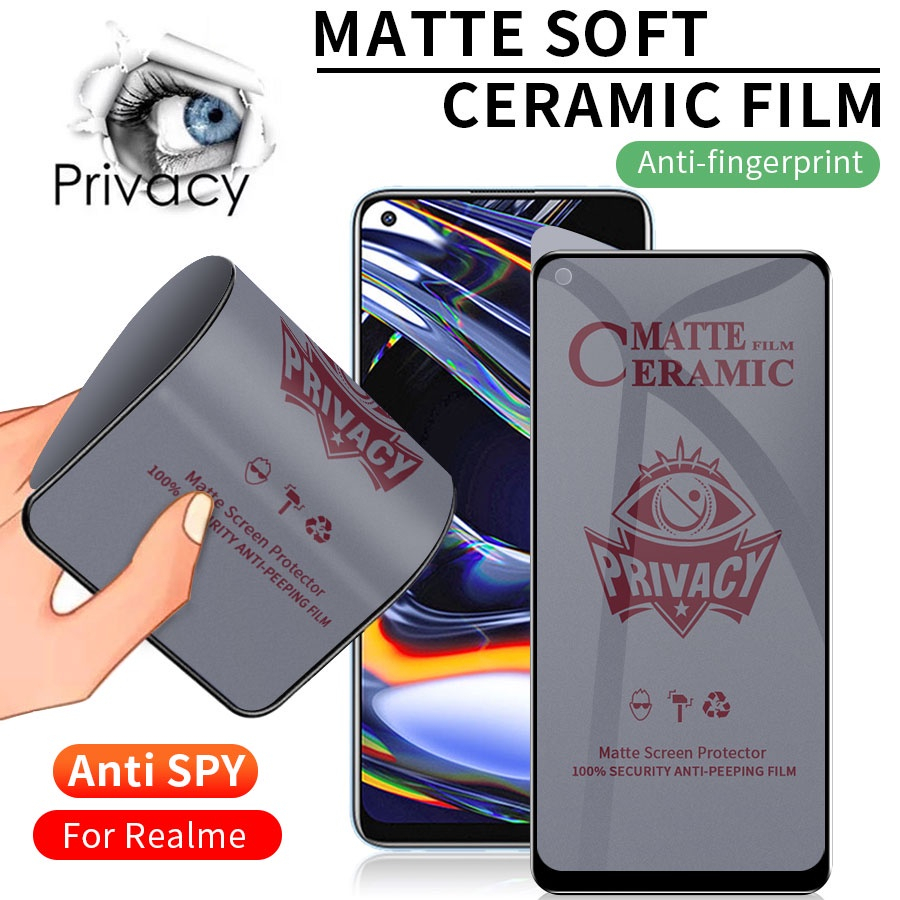 VIVO Y81 Y83 Y85 TEMPERED GLASS CERAMIC SPY PRIVACY MATTE