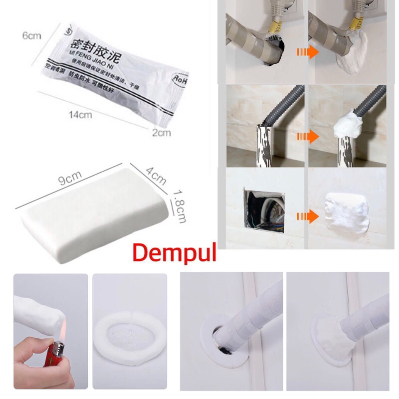 SEALANT DEMPUL TEMBOK DINDING/TAMBAL LUBANG SERBAGUNA