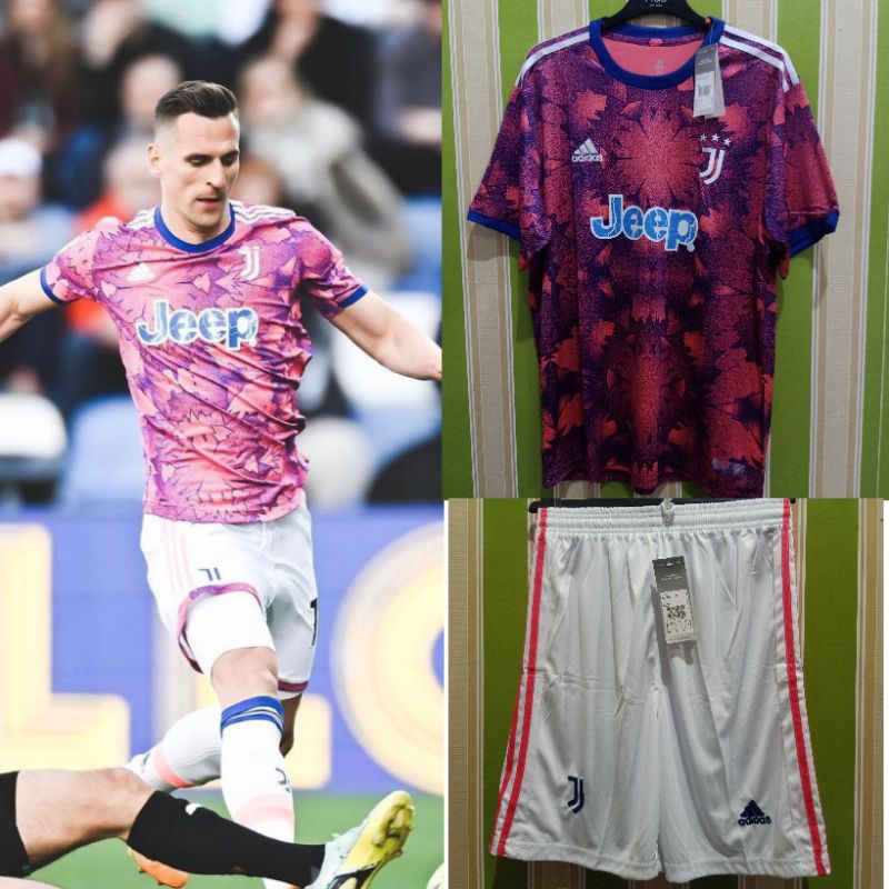 PAKET SETELAN (G.O IMPORT) DEWASA JERSEY CELANA JUVENTUS HOME AWAY THIRD IMPORT