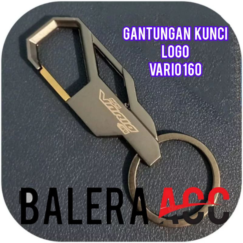 Gantungan kunci remote smart key Logo Honda Vario 160 Kualitas PREMIUM