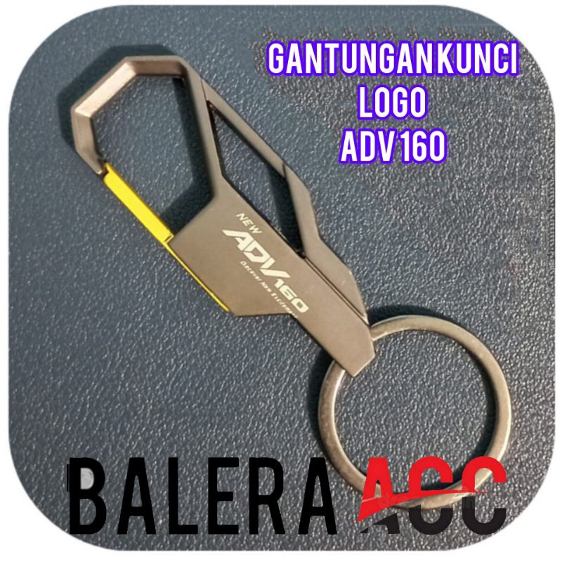 Gantungan kunci remote smart key Logo Honda ADV160 Kualitas PREMIUM