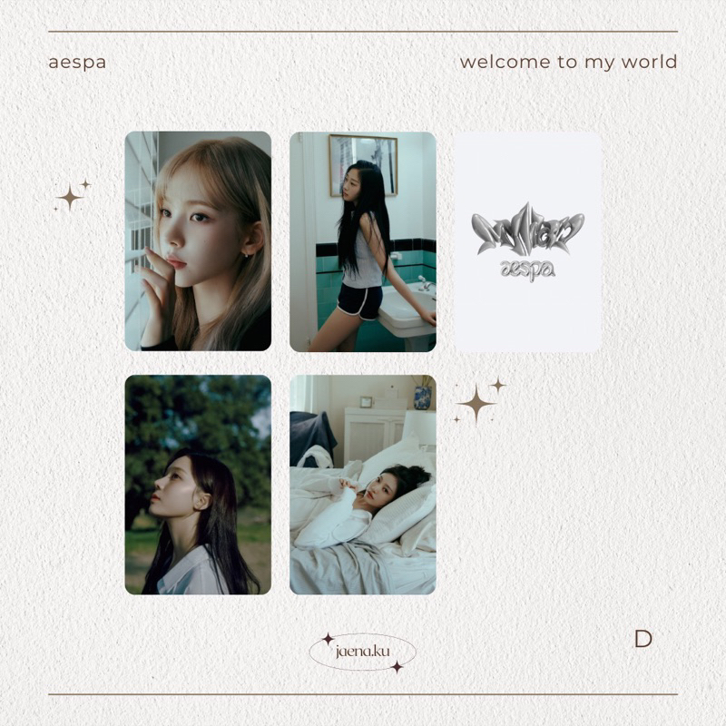 [AESPA] PHOTOCARD MY WORLD AESPA