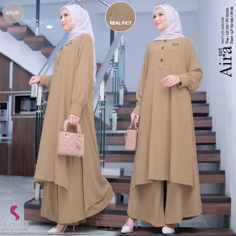 (NEW)SETELAN WANITA OOTD FASHION MUSLIM//AIRA/VALDA//MARSHA//ALIN/#17#18##20/BY SHOFIYA