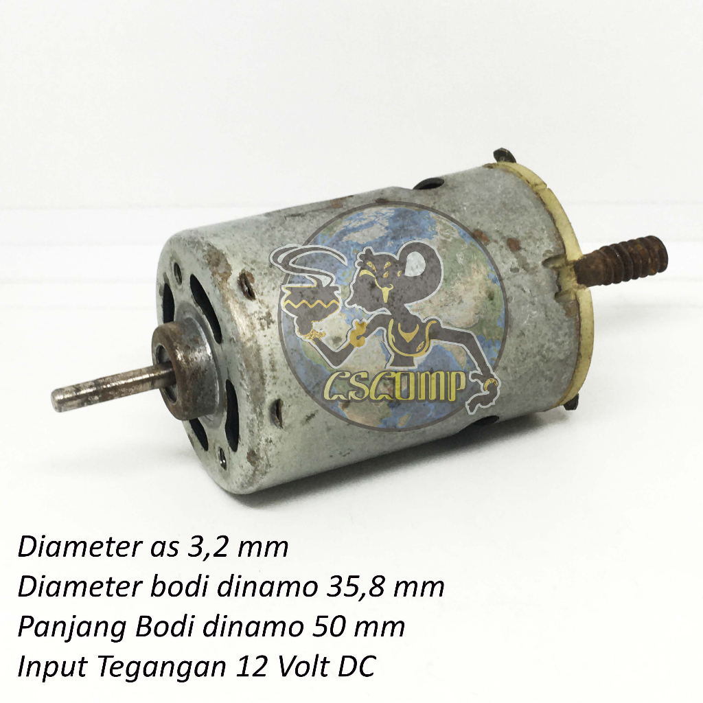 Dinamo 12 Volt DC High Speed &amp; Torsi