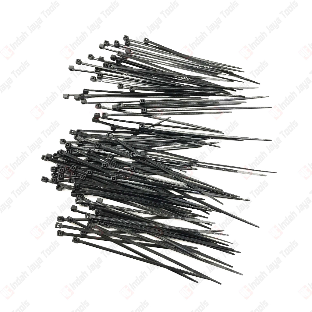 POPEYE Cable Ties 10 cm HITAM Kabel Tie Pengikat Strap 100 mm