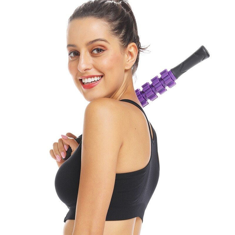 Massage Roller Stick Alat Pemijat Tongkat Roller Stick Roller Relaksasi Portable Untuk Yoga Fitness