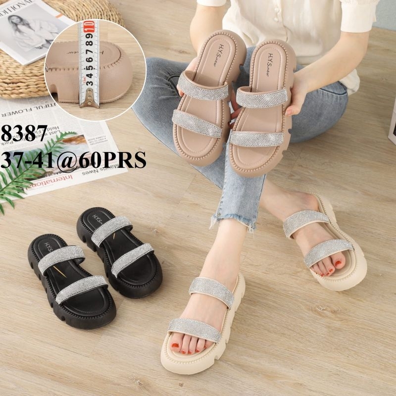 Sandal Wanita Glitter Sandal Selop Wanita Import Sandal Wedges Ban Dua Glitter Viral Sandal Cewek Ban 2 Glitter Nyaman Kekinian