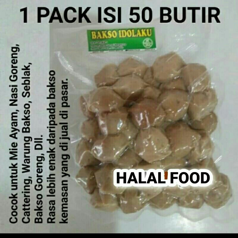 

Bakso Sapi 1 Pack isi 50 Butir, Best Seller