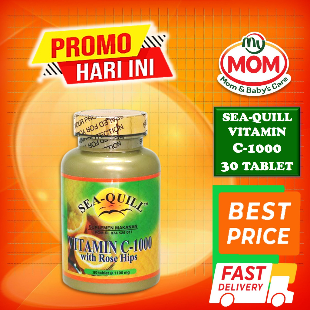 [BPOM] Sea-Quill Vitamin C 1000 Isi 30s / Sea Quill / Seaquill / Vitamin Daya Tahan Tubuh / MY MOM