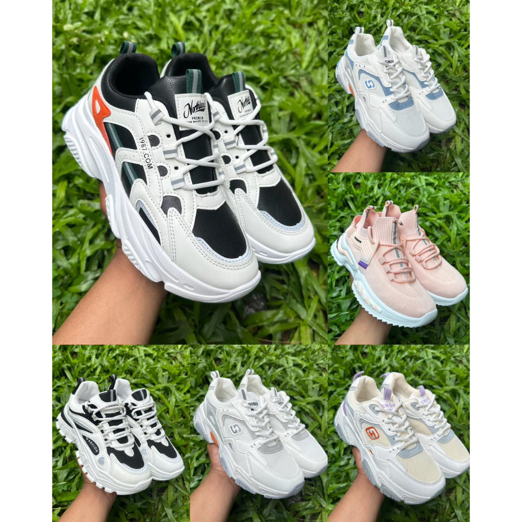 Sneakers Sepatu Wanita Korea Import Sepatu Wanita Import Olahraga Kasual Fashion Running Shoes SneakersWanita | IMPORT 3A