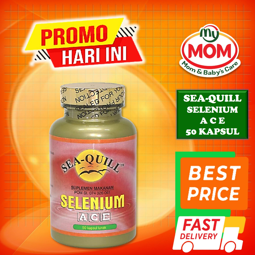 [BPOM] Sea-Quill Selenium A C E  isi 50s / Sea Quill Selenium ACE / Seaquill / Vitamin Daya Tahan Tubuh / MY MOM