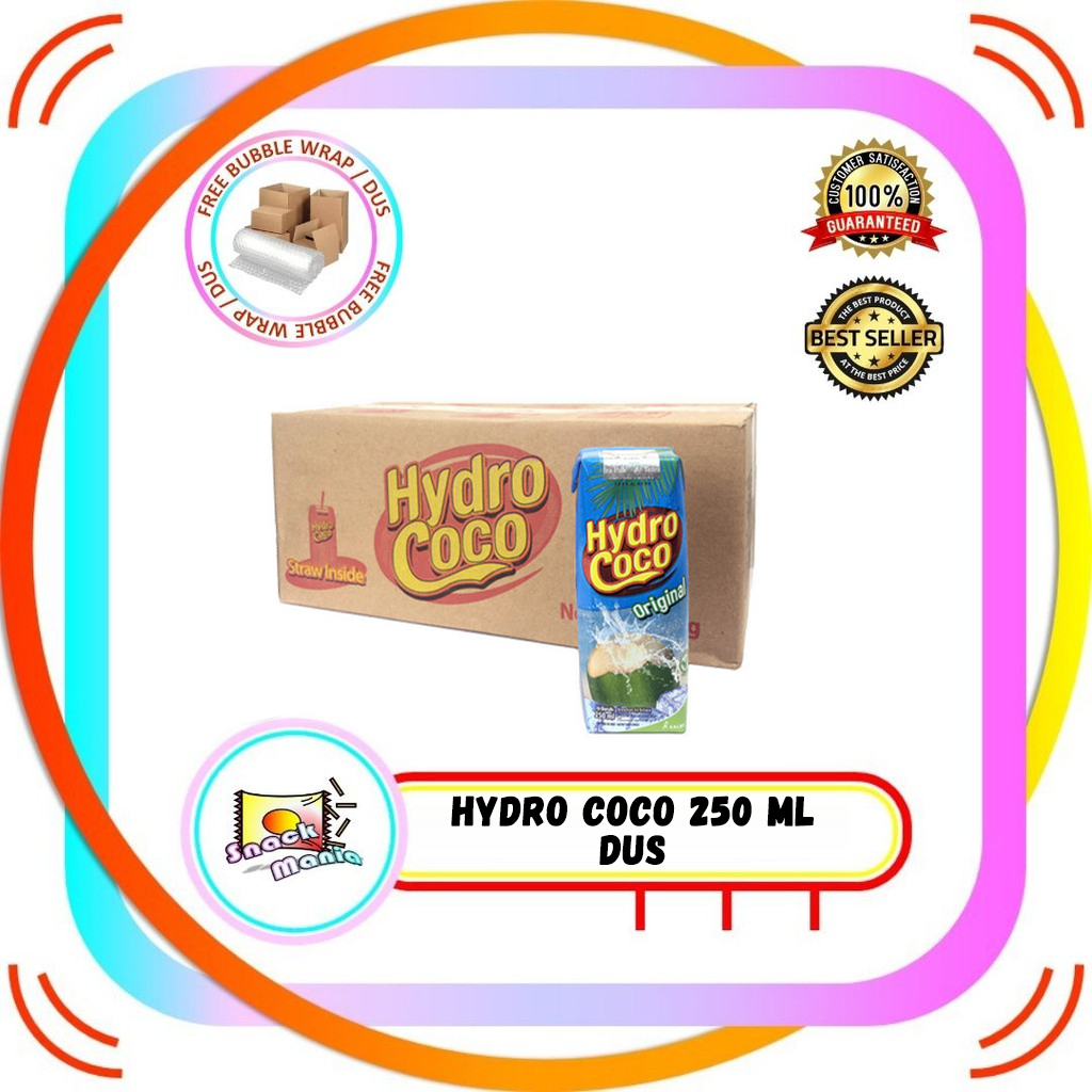 

Hydro Coco Air Kelapa 250 ml x 24 pcs DUS Hydrococo Coconut Water