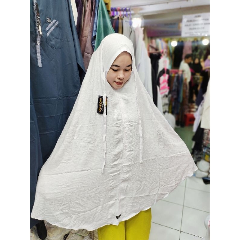 bergo haji bergo putih haji bergo polos bergo hitam haji bergo jumbo bergo bisa di pakai shalat jilb