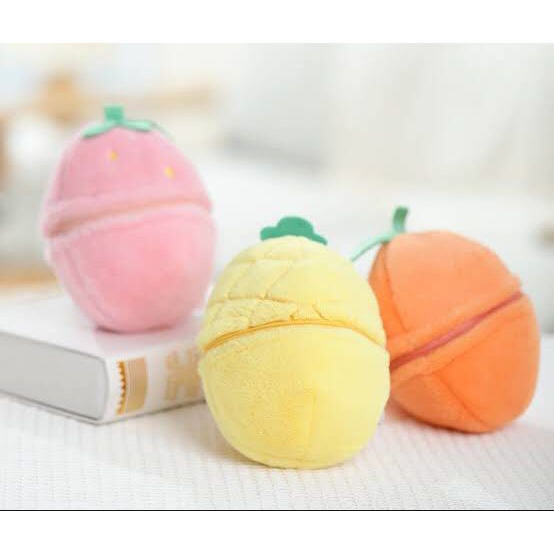 Boneka Miniso - Fruit Series Penguin//Burger Miniso//Kelinci//Bebek//Rakun