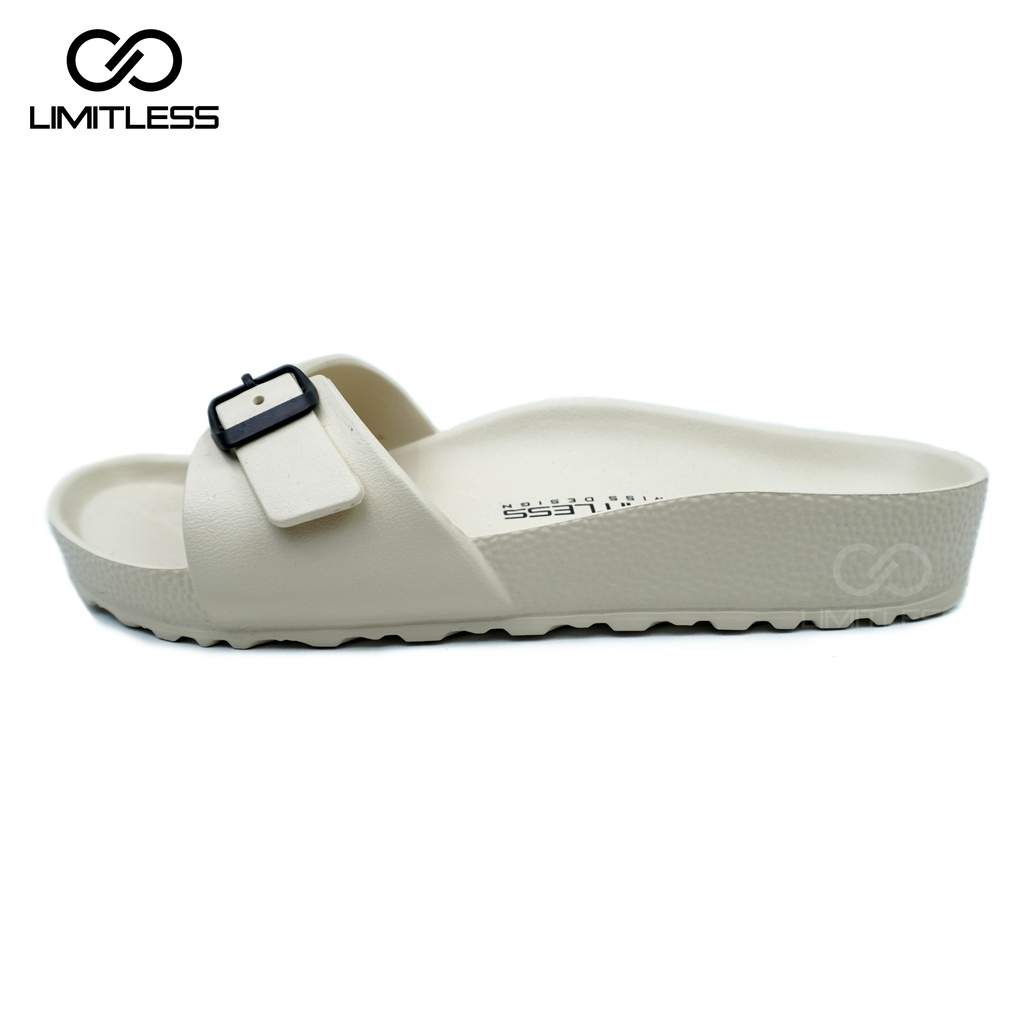 Zerolimit - Sandal Slip On Wanita Terbaru Sandal Strap Satu Tali Briken Cewek Anti Slip Sendal Slop Wanita Flat Eva