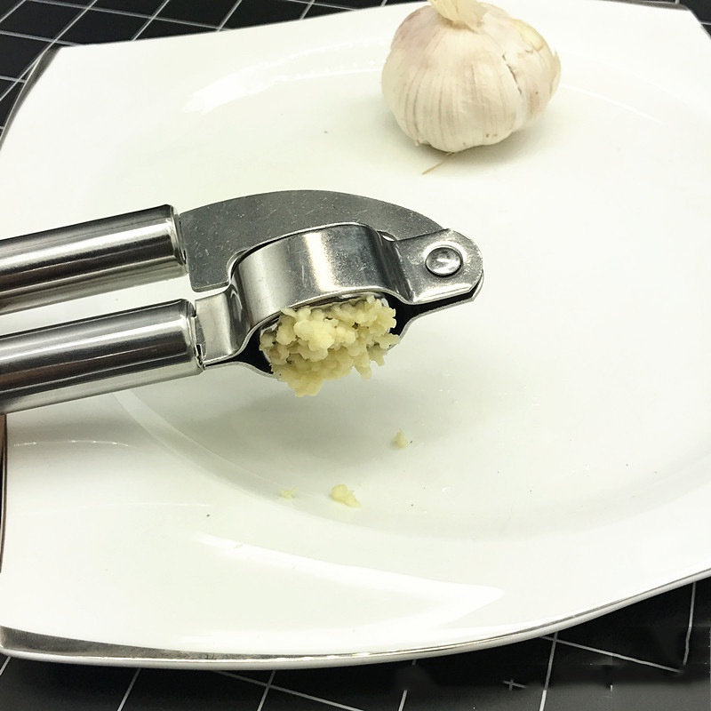 Garlic Press Model Baru Alat Penghancur Bawang Stainless Penghalus Bawang
