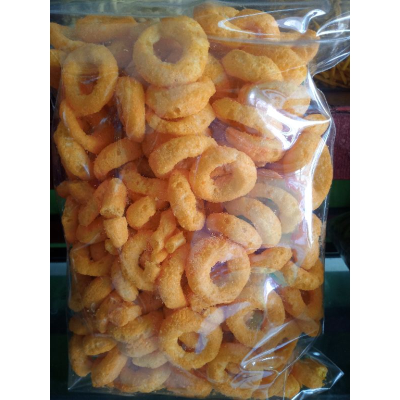 

cemilan keju /Snack ring cheese 180 gram / cemilan keju/Agen Snack jakarta Cengkareng