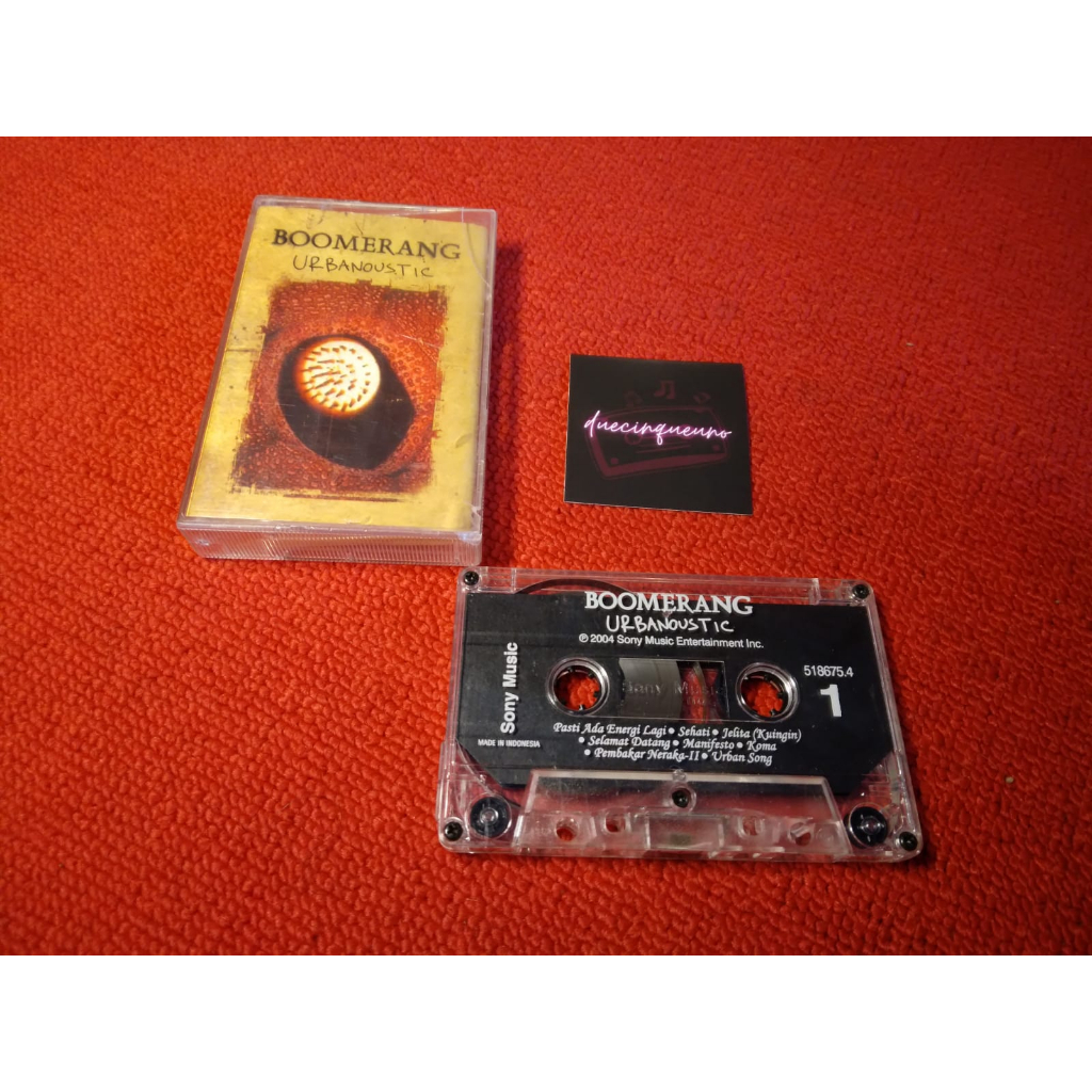 Boomerang - Urbanoustic (kaset pita)