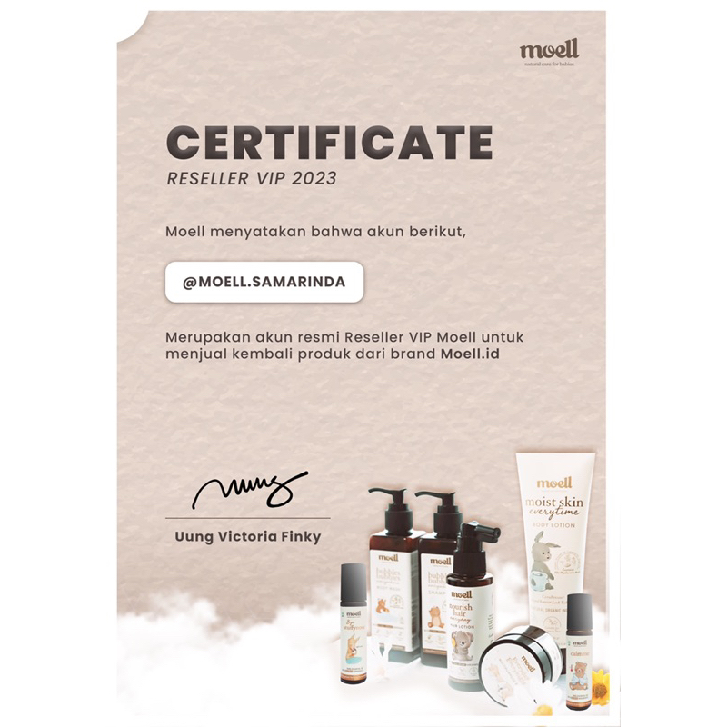 (BUNDLING MOELL HAIR LOTION / Moell BODY LOTION / Moell Multipurpose BALM / Moell SHAMPOO SHAMPO / Moell SABUN / MOELL SAMARINDA BALIKPAPAN SMD BONTANG SANGATTA BANJARBARU BANJARMASIN TENGGARONG