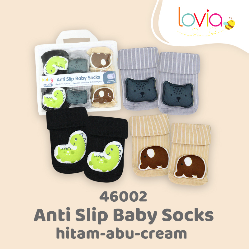 Kiddy Kaos kaki anti slip w/boneka / Isi 3 Pasang  / 46002