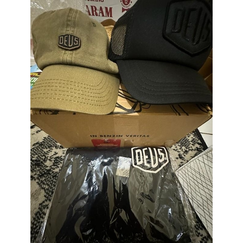 deus shield dad caps