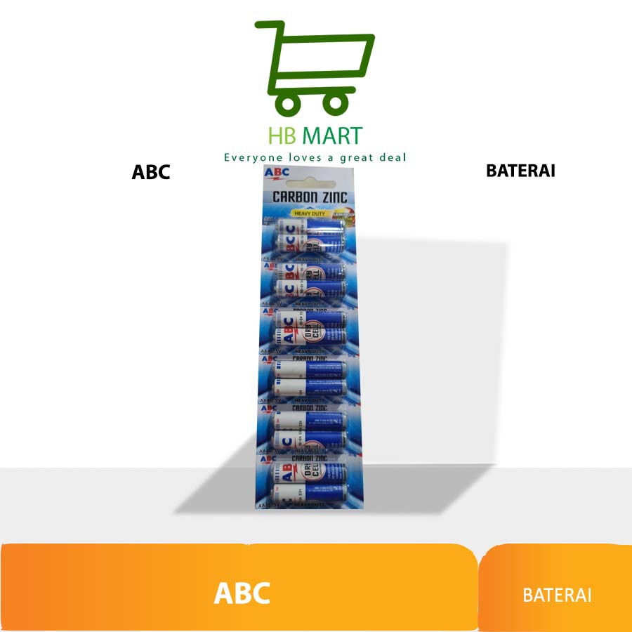 BATERAI ABC BIRU AAA / A3 ORIGINAL (1 BATERAI) UM 4