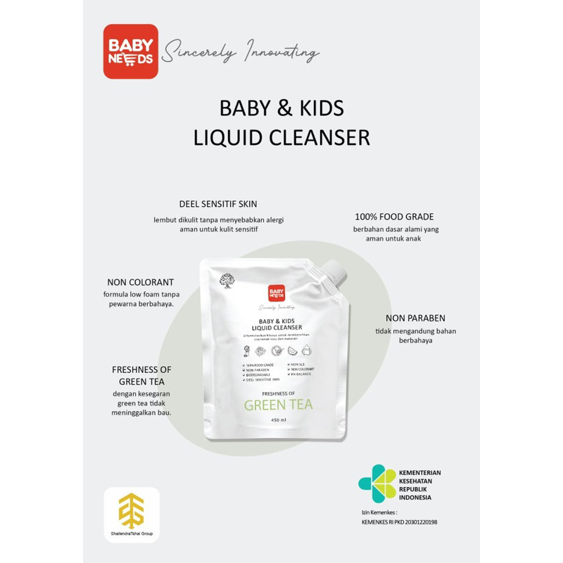 BabyNeeds liquid Cleanser / Baby Needs Baby and Kids Liquid Cleanser