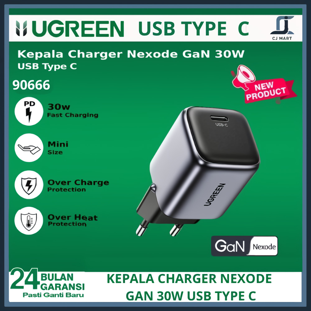 UGREEN Wall Charger Mini PD Type C Fast Charging 30W