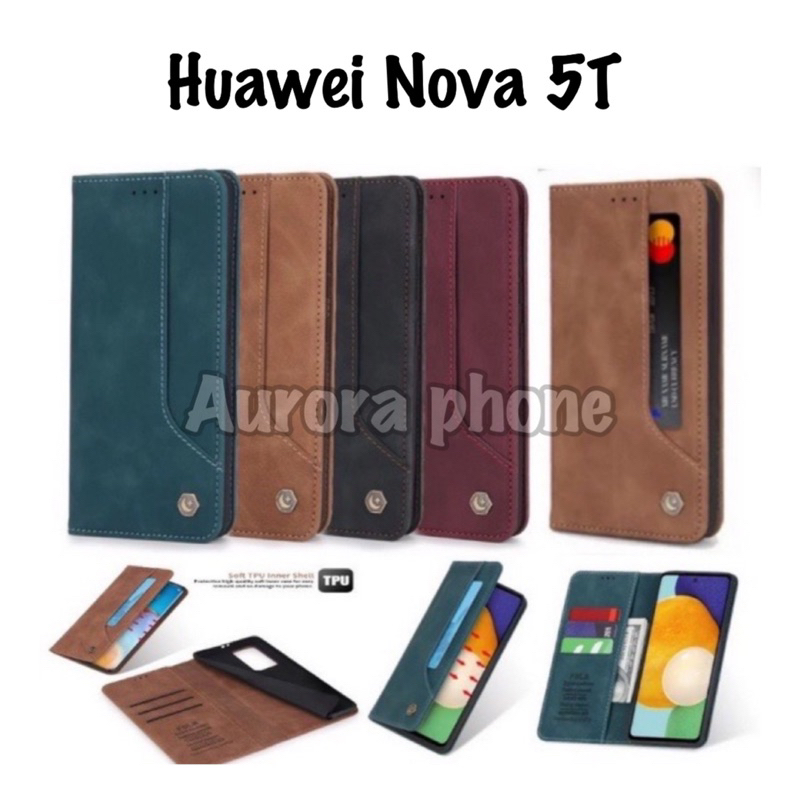 Huawei Nova 5T Pola Case Flip Case Pola Huawei Nova 5T