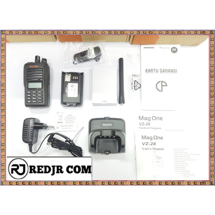 JUAL HT MOTOROLA MAGONE MAG ONE VZ 28 VHF ORI - HT MAG ONE VZ 28 VHF RESMI MURAH