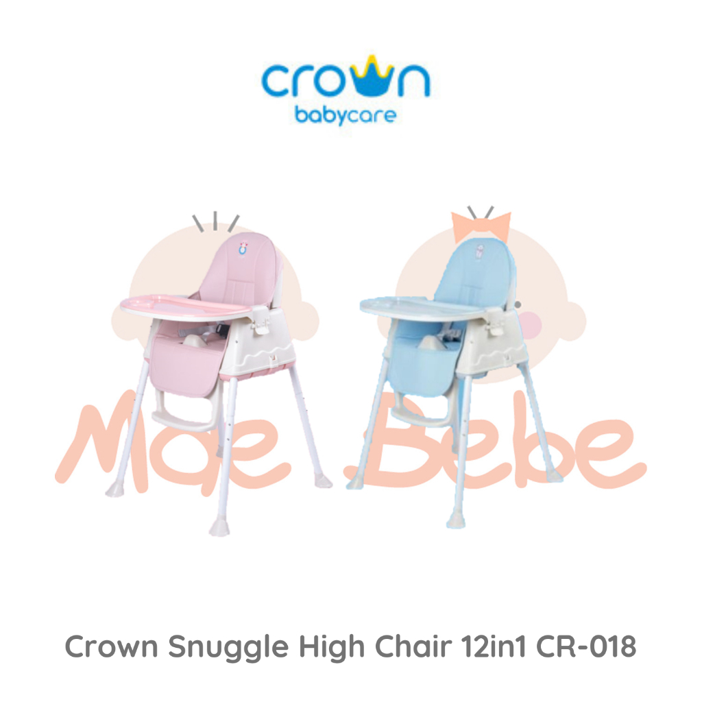 [PROMO FREE KERTAS KADO] Crown My snuggle Chair 12in1 Kursi Makan Multifungsi CR-018