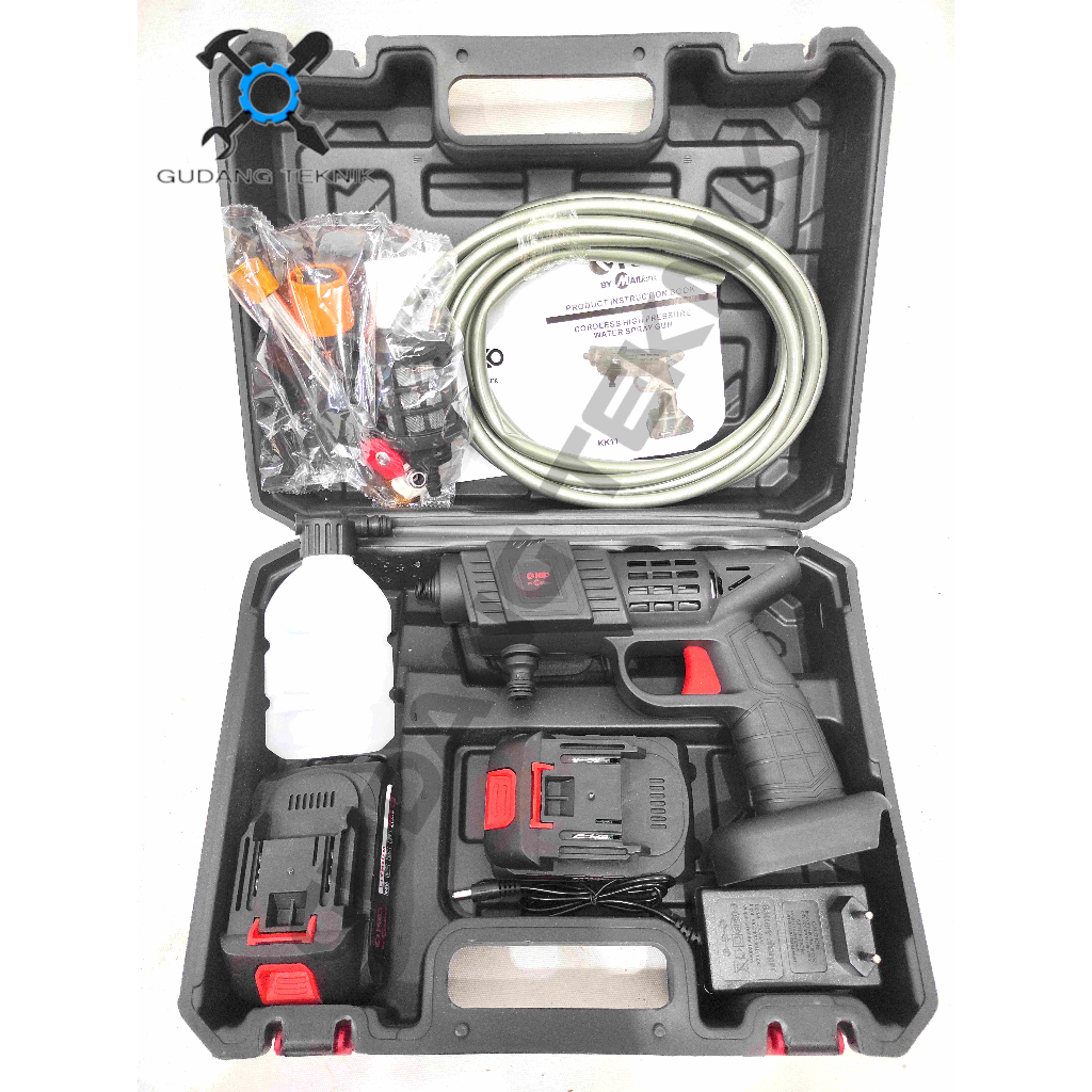 Mesin Jet Cleaner CORDLESS MAILTANK SH259 KKO KK11 / Alat Cuci Motor Mobil BATERAI 24V - High Pressure BATTERY SH-259 KK-11 MAILTANK KKO