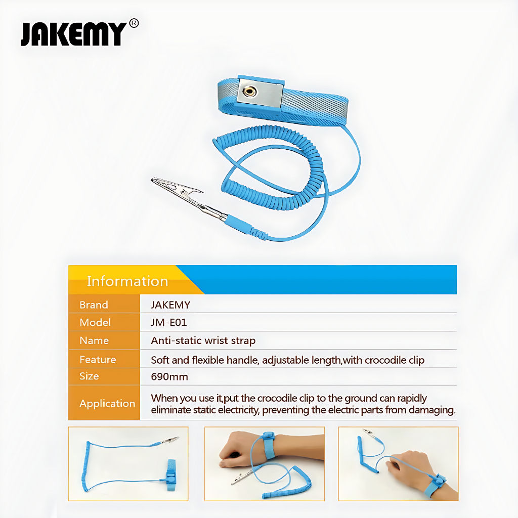 Jakemy Gelang Antistatik JM-E01