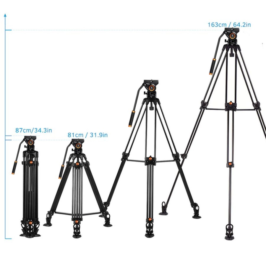 KNF Concept Video Tripod VA18 + VH081 with Fluid Head