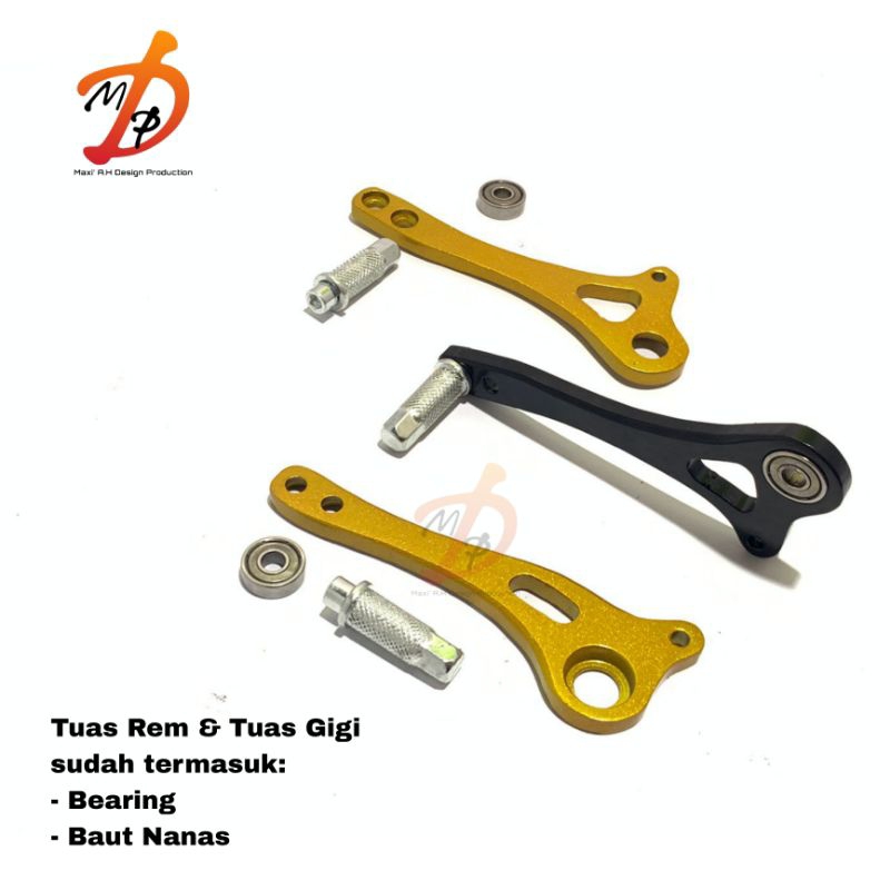Tuas Rem & Tuas Gigi Underbone Custome Cutikan Variasi Motor