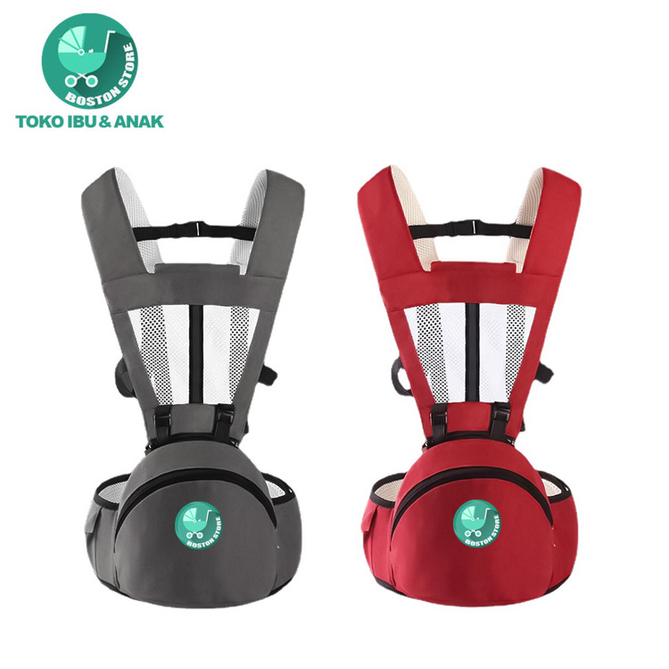 Bostonstore Gendongan Bayi Depan Polos Hipseat baby carrier 0~36 bulan / Gendongan Bayi Depan Hipseat / Baby Carrier / Baby Carrier M shape / Baby Carrier Hipseat / Baby Carrier Newborn / Baby Carrier Baby Safe / Gendongan Bayi / Gendongan Bayi Depan