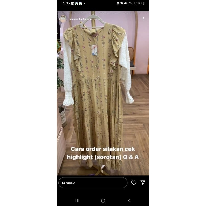 haura dress haidee orlin